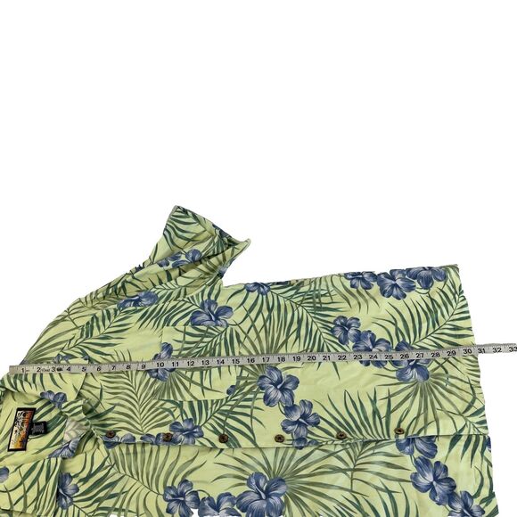 Mens Havana Jack’s Cafe Short Sleeve Hawaiian Camp Shirt Sz M Floral 100% Rayon - Picture 6 of 6